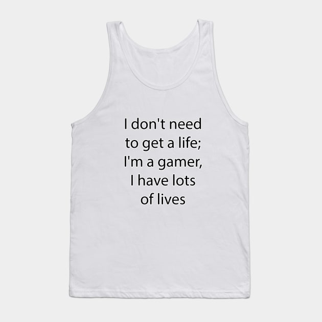 Nerdy and Geeky Quote 11 Tank Top by Park Windsor